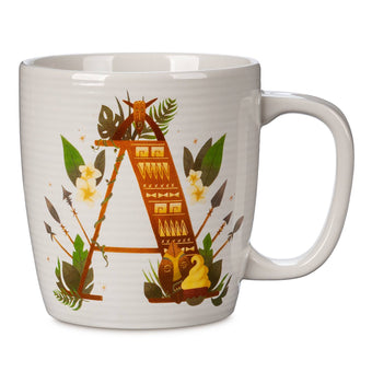 Disney Parks ABC Letters A is for Adventureland Ceramic Coffee Mug New