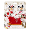 Disney Store Mickey and Minnie Holiday Salt and Pepper Shaker Set New with Box