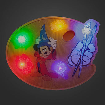 Disney Ink & Paint Mickey Sorcerer Pinocchio Dumbo Donald Light Up Magnet New