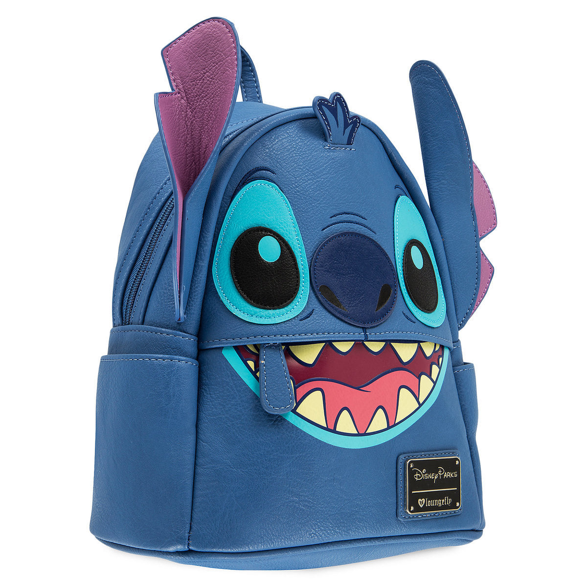 disney leather mini backpack Disney Parks Stitch Faux Leather Mini Backpack by Loungefly New with Tags