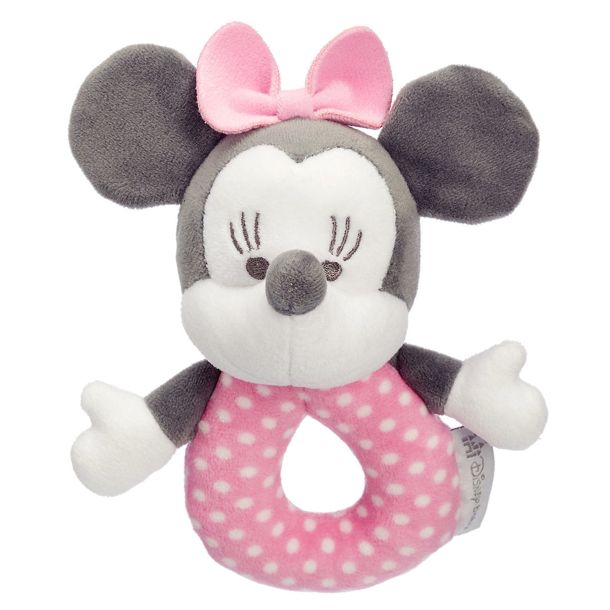 Minnie mouse plush rattle cheap
