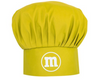 M&M's World Yellow Character Apron and Chef Hat Set for Adult  New with Tag
