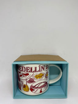 Starbucks Been There Series Colombia Medellin Ceramic Coffee Mug New with Box