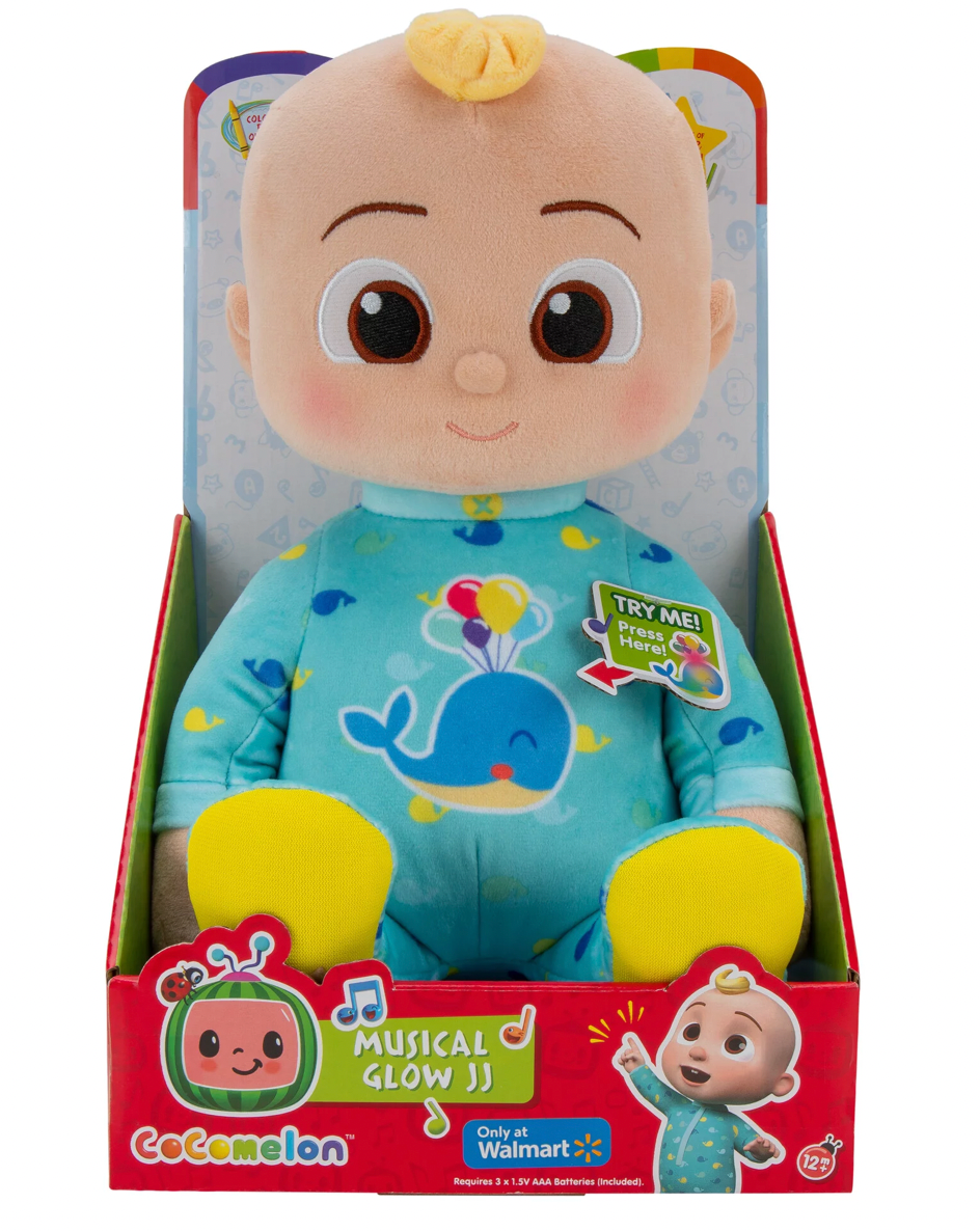 CoComelon Musical Glow Time JJ Plush Singing Doll New with Box I