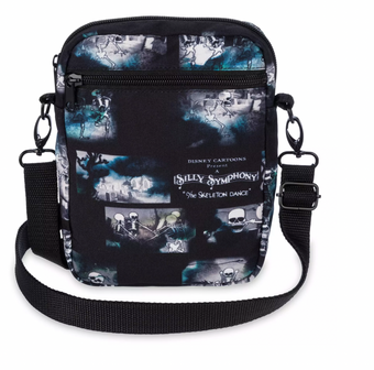 Disney Halloween Mickey A Silly Symphony The Skeleton Dance Crossbody Bag New