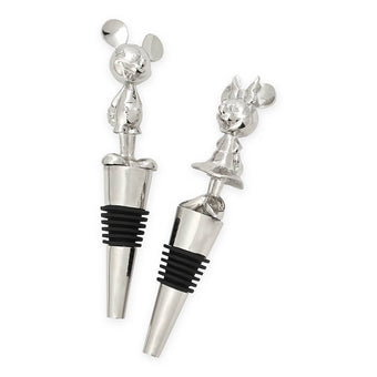 Disney Parks Mickey and Minnie Mouse Ware Bottle Stoppers Set New