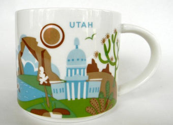 Starbucks You Are Here Utah Ceramic Coffee Mug New with Box