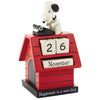 Hallmark Peanuts Snoopy Doghouse Resin Perpetual Calendar New