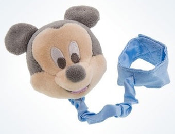 Disney Parks Mickey Mouse Pacifier Clip Plush New with Card