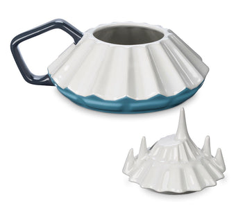 Disney Parks Space Mountain Sculpted Ceramic Coffee Mug with Lid New