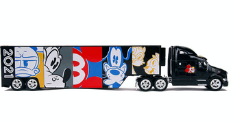 Disney Parks Mickey and Friends Toy Hauler Truck 2021 New with Box