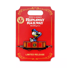 Disney Parks Mickey and Minnie Runaway Railway Donald Limited Pin New with Card