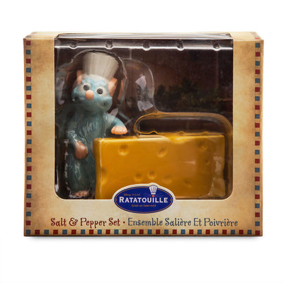 Disney Ratatouille Remy Cheese Salt and Pepper Set New with Box