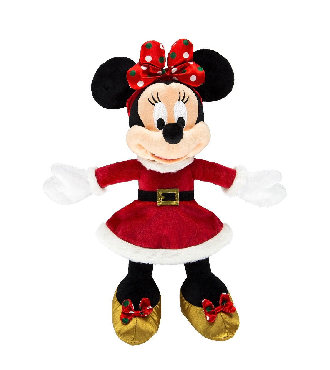 Disney Parks Holiday Christmas Minnie in Santa Dress Plush New with Ta I Love Characters Disney Parks Holiday Christmas Minnie in Santa Dress Plush New with Ta I Love Characters