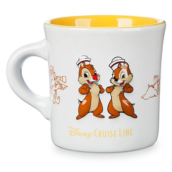 Disney Cruise Line Chip 'n Dale Diner Coffee Mug New