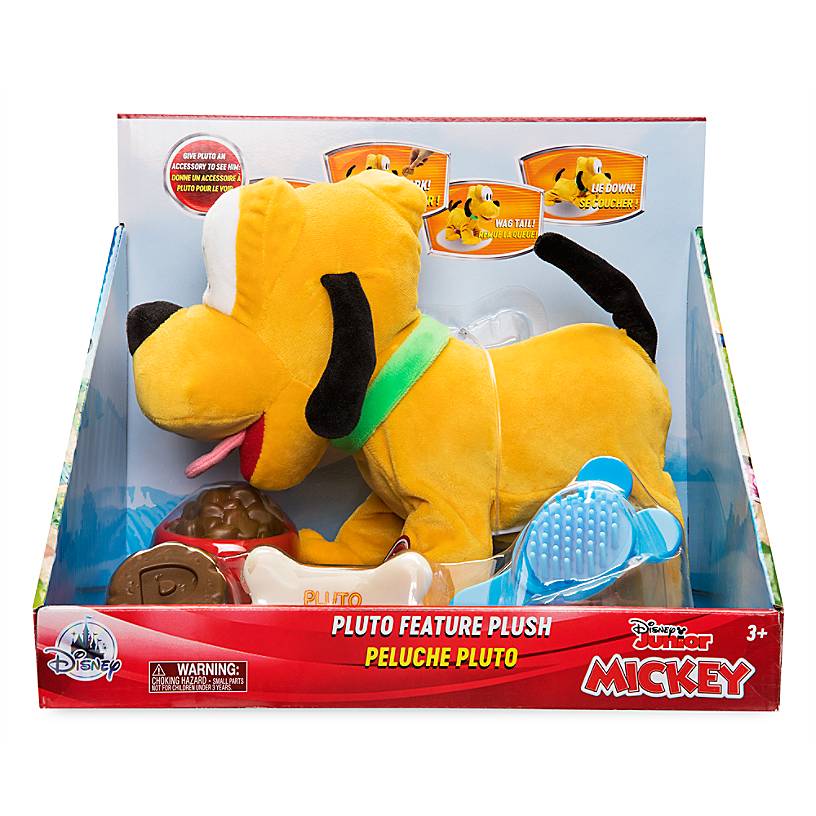 Disney Junior Pluto Multi-Feature Plush Toy Set New with Box – I