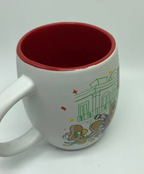 Disney Parks Mexico Mickey Friends and The Three Caballeros Ceramic Coffee Mug