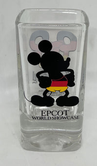 Disney Parks Epcot Germany Mickey Mouse Pretzel Shot Glass New