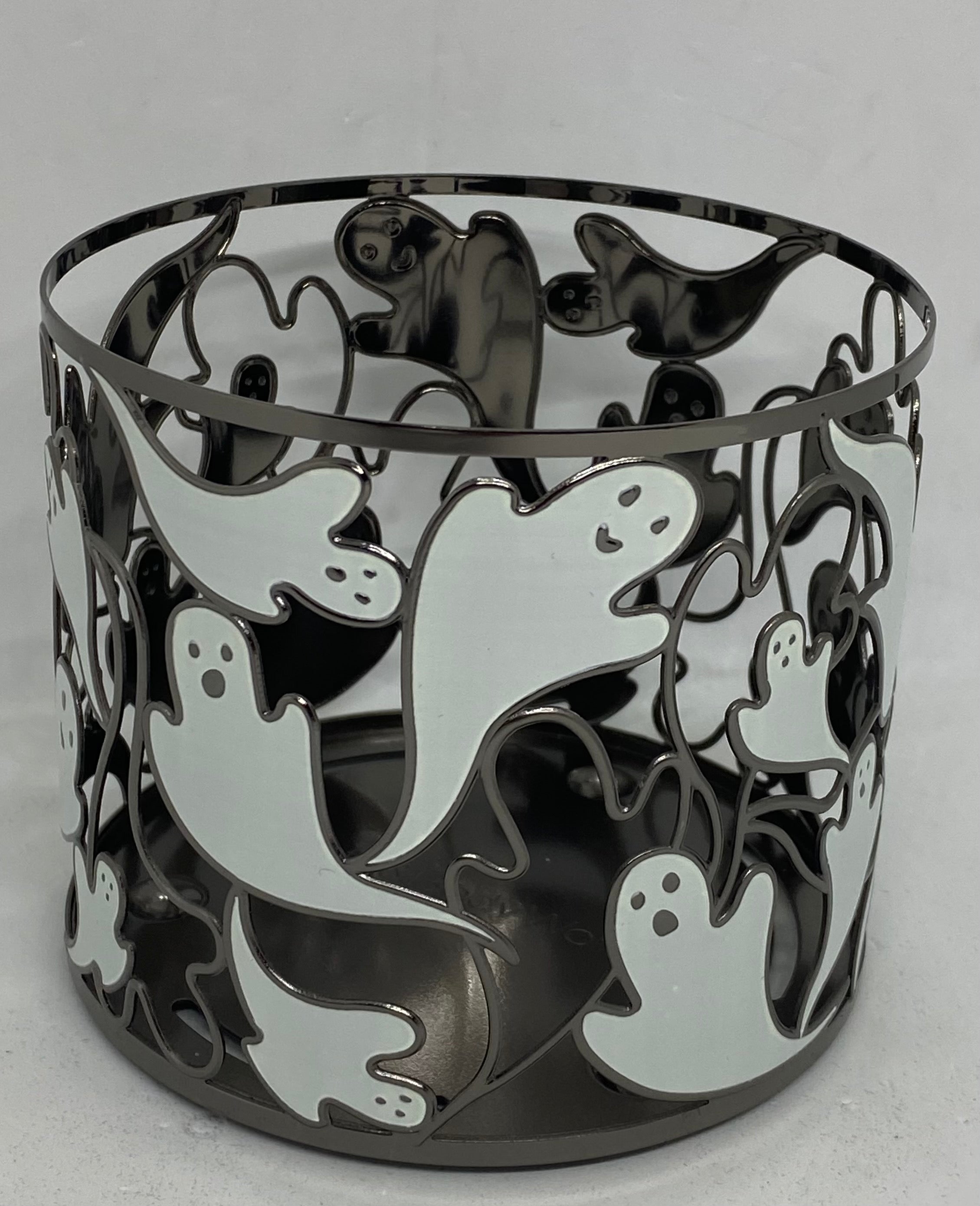 Bath and Body Works 2021 Halloween Dancing Ghosts Glows 3 Wick Candle ...