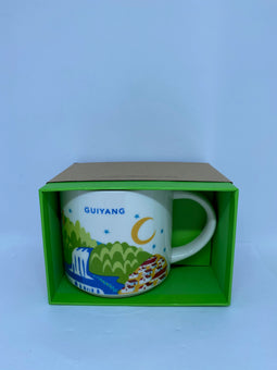 Starbucks You Are Here Collection Guiyang China Ceramic Coffee Mug New with Box