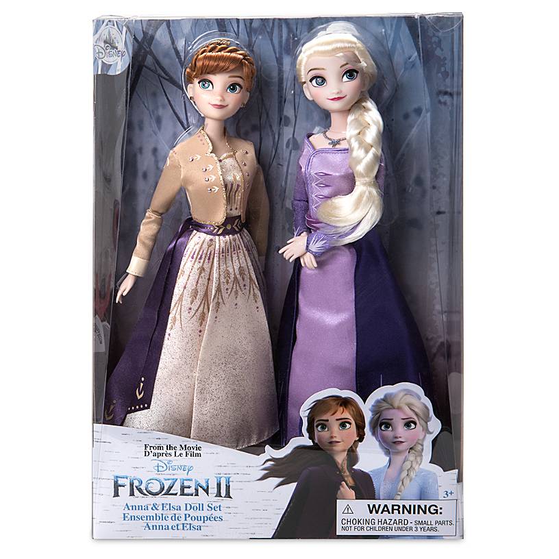 Disney Anna and Elsa Doll Set Frozen 2 New with Box I Love Characters Disney Anna and Elsa Doll Set Frozen 2 New with Box I Love Characters