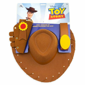 Disney Store Toy Story Woody Costume Hat Holster and Belt New with Card