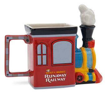Disney Parks Mickey and Minnie Runaway Railway Ceramic Mug New