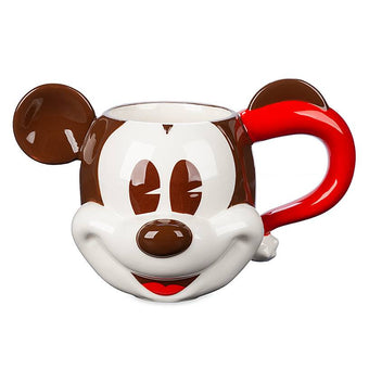 Disney Parks Mickey Mouse Whipped Cream Holiday Mug and Lid New