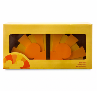 Disney Parks Mickey Icon Sunshine Bookends New with Box