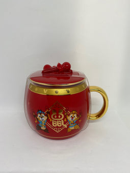 Disney Parks Mickey Minnie Chip ' n Dale Lunar New Year 2020 Mug New