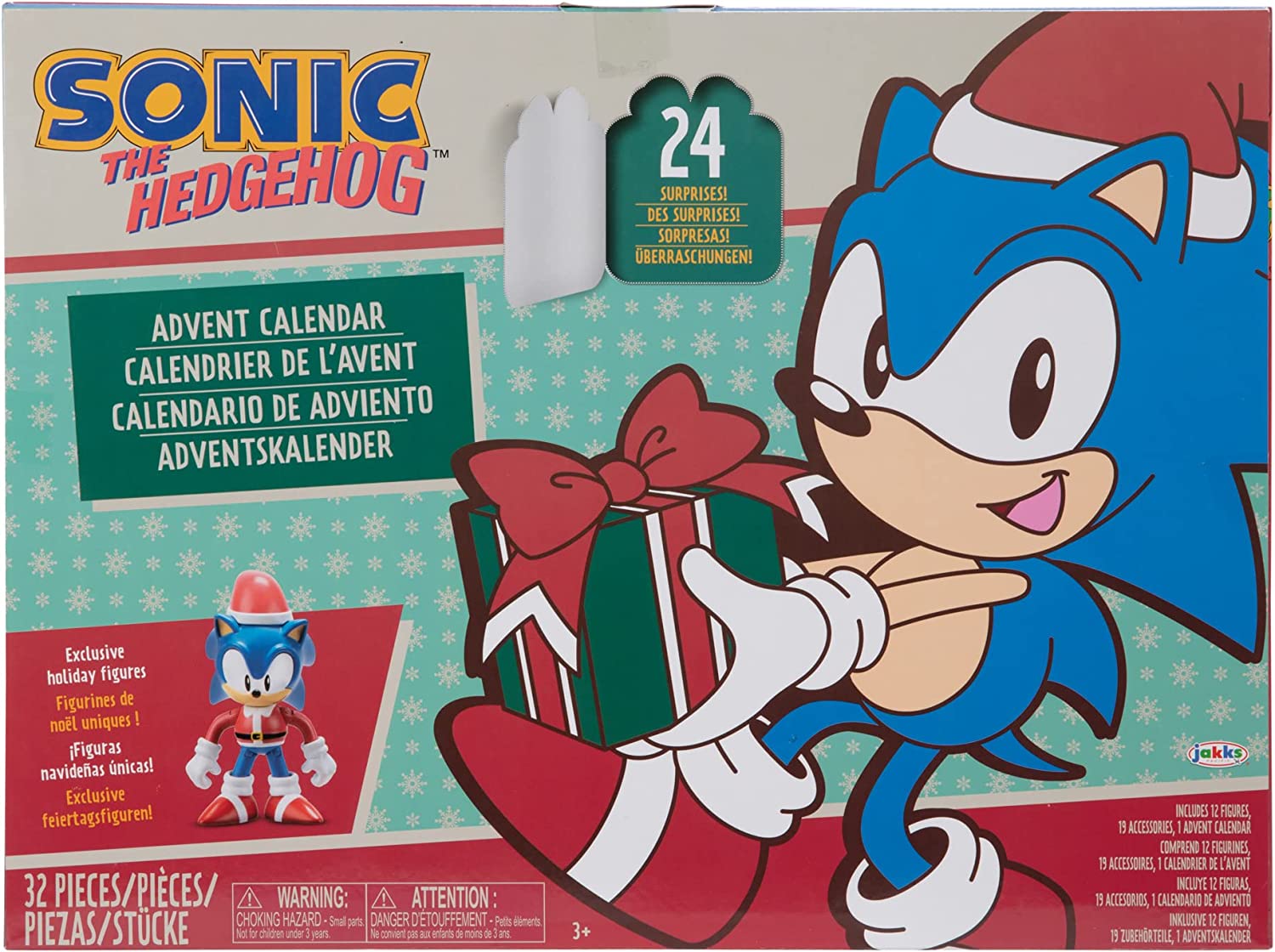 Sonic The Hedgehog Advent Calendar 24 Surprises with Exclusive Collect