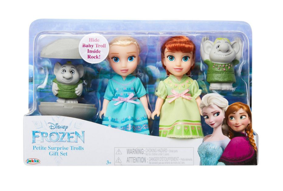 Disney Frozen 2 Anna Elsa Petite Surprise Trolls Gift Set Toy New