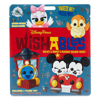 Disney Parks Mickey and Minnie Runaway Railway Wishables Mystery Plush New