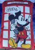 Disney Epcot Mickey Minnie Red Phone Booth United Kingdom Pillow New with Tag