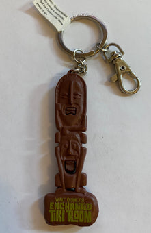 Disney Parks Enchanted Tiki Room Totem Pole Keychain New with Tag