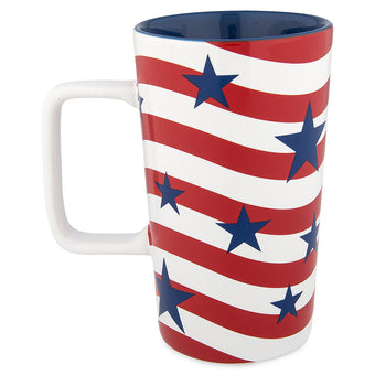 Disney Parks Mickey Americana American Legend Latte Mug New