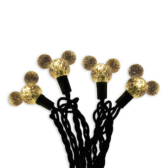 Disney Parks Mickey Mouse Holiday Lights Set White New with Box