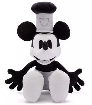 Disney Parks Mickey Mouse Steamboat Willie 1928 Medium Plush Toy New with Tag
