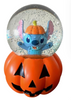 Disney Stitch Pumpkin Snow Globe New Lilo & Stitch Jack O Lantern Halloween