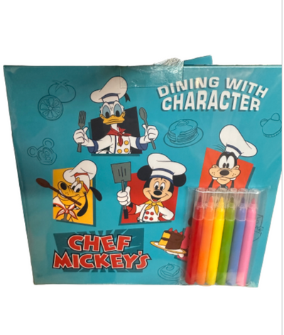 Disney Parks Chef Mickey Contemporary Resort Autograph Book Coloring Pages New