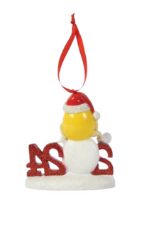 M&M's World 2024 Yellow Character Limited Christmas Ornament New with Box