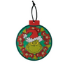 Dr Seuss The Grinch Who Stole Christmas Santa Grinch Mini Round Metal Sign New