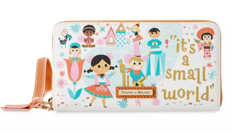 Disney Parks it's a small world Dooney & Bourke Wristlet Wallet New With Tag