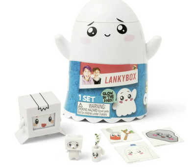 Halloween LankyBox Ghosty Glow Mystery Box Toy Figures and Stickers New