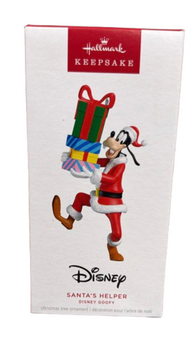 Hallmark Disney Goofy Santa's Helper Christmas Ornament New With Box