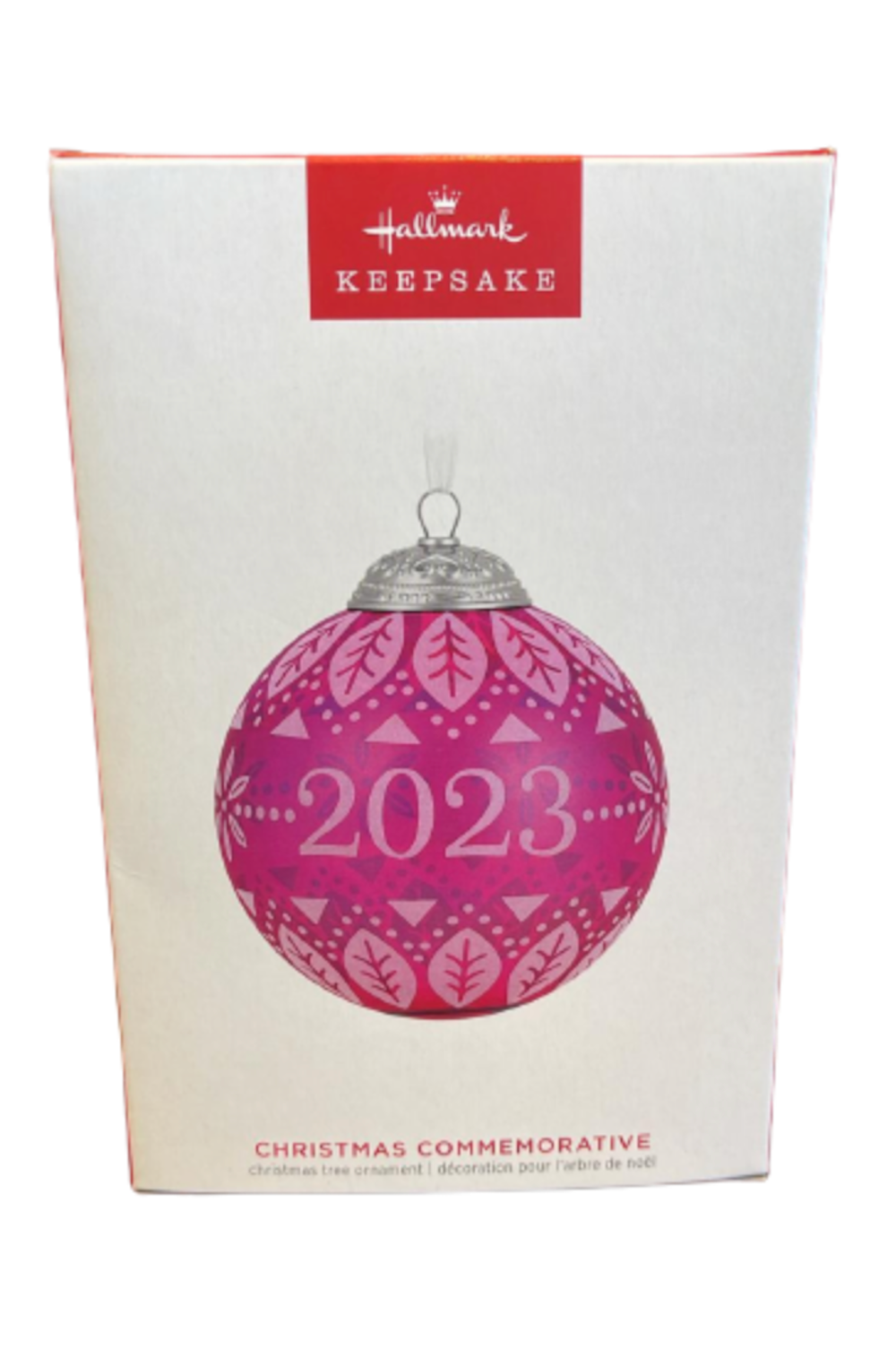 Hallmark 2023 Keepsake Commemorative Glass Ball Christmas Ornament New w Box