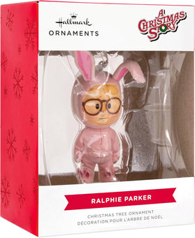 Hallmark A Christmas Story Ralphie in Bunny Suit Stylized Ornament New With Box