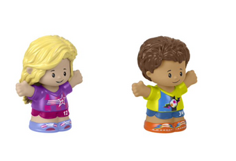 Little People Sports Soccer Friends Athlete Figure Set Toddler Toys New
