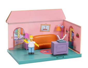 The Simpsons Living Room Diorama Playset New With Tag