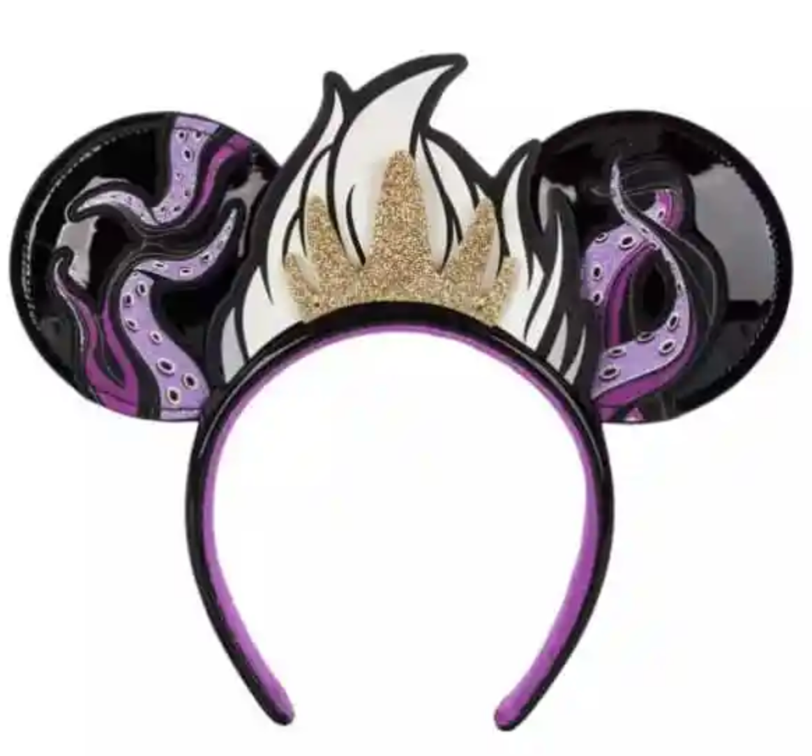 Disney Parks Villains Halloween 2025 Ursula Mouse Ear Headband New With Tag